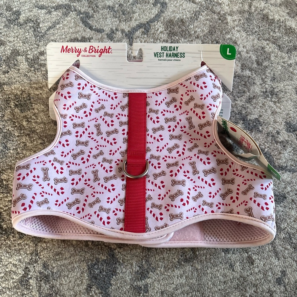 CHRISTMAS THEMED DOG HARNESS